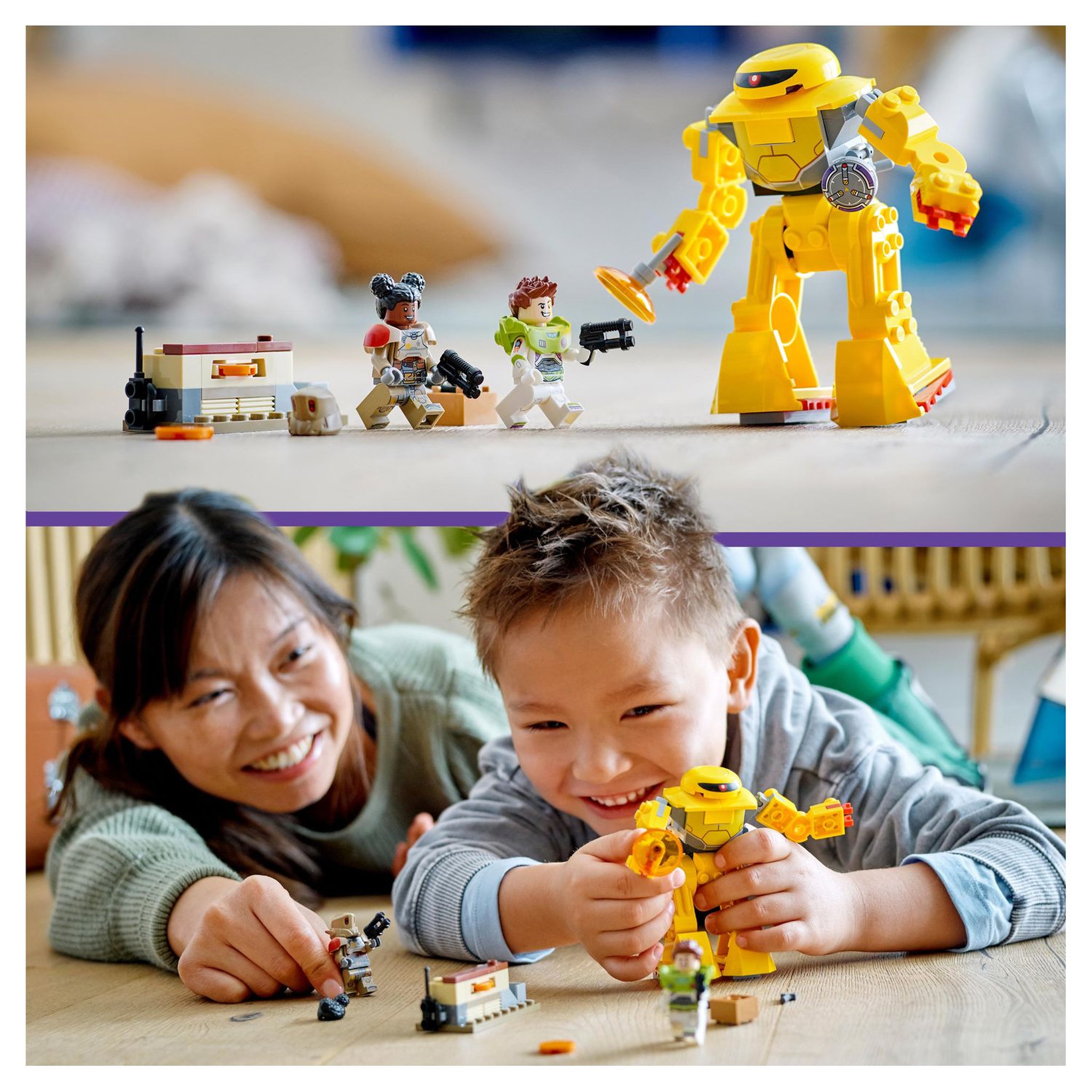 Voir la diapositive 8 : LEGO Disney 76830 Buzz l'éclair La poursuite de Zyclops