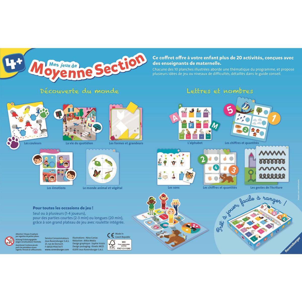RAVENSBURGER Mes jeux de moyenne section
