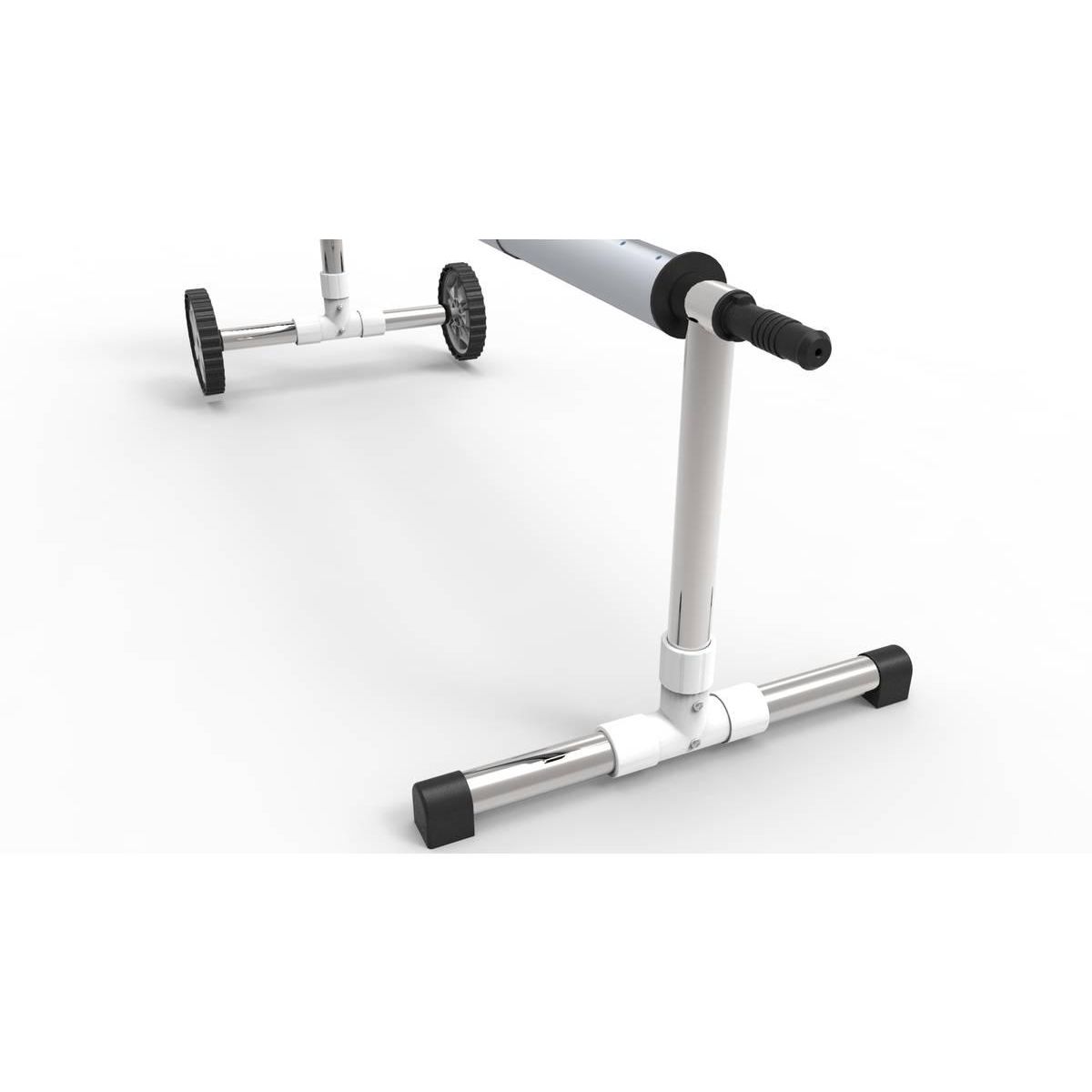 Habitat et Jardin Enrouleur télescopique pour piscine enterrée de 4.90 à 6.45 m