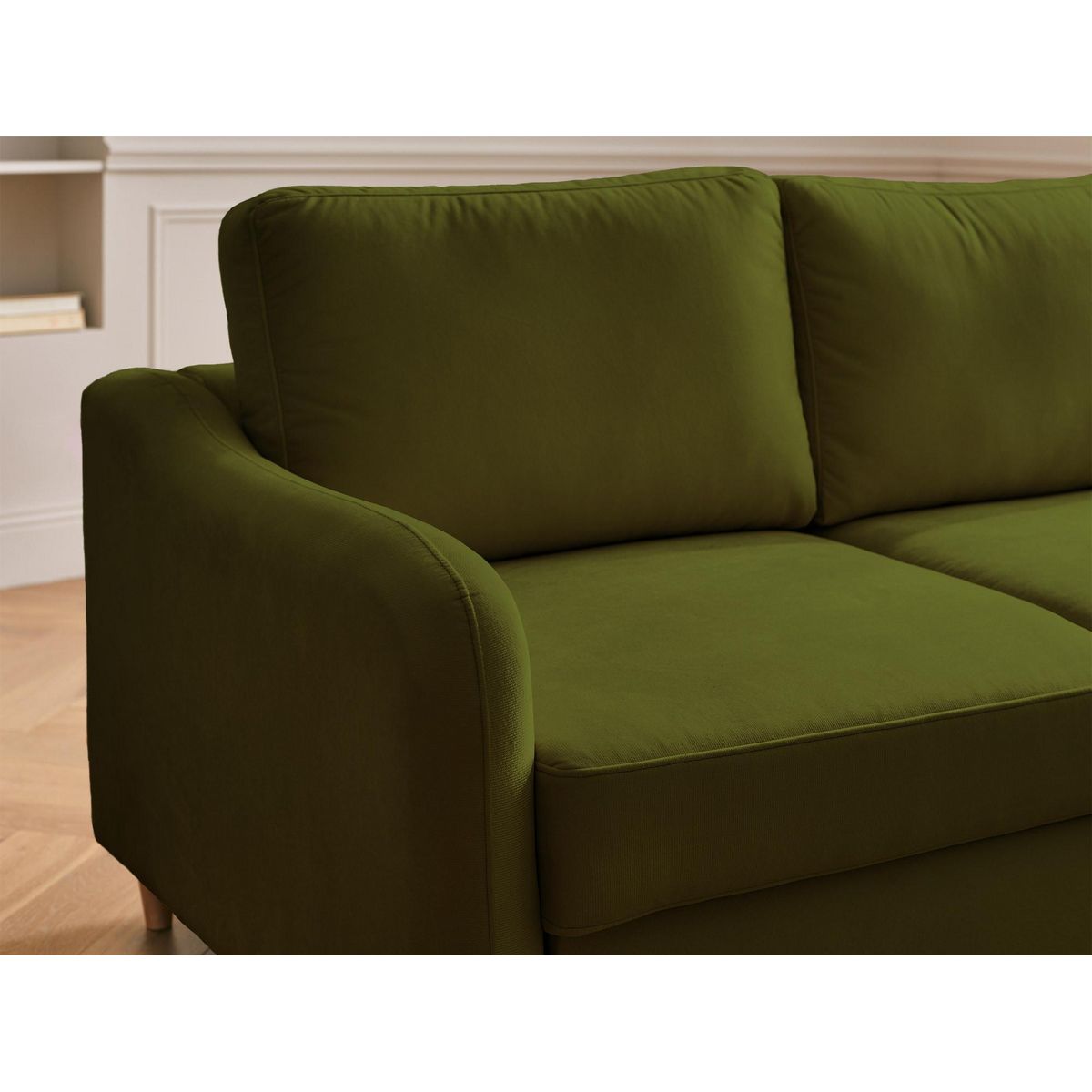 LISA DESIGN Will - canapé 3 places - convertible - en tissu