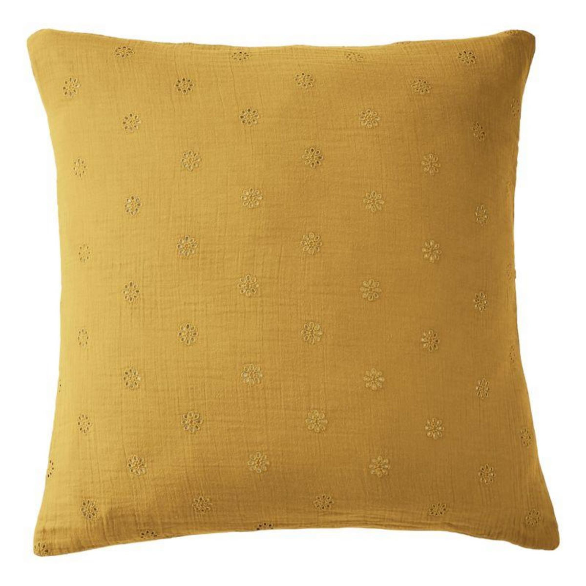 L EFFET PAPILLON Taie d'oreiller Brodée Déco  Gaïa Boho  60 x 60 cm & 50 x 70 cm  Gaze de Coton  l'Effet Papillon -  - 50 x 70 cm
