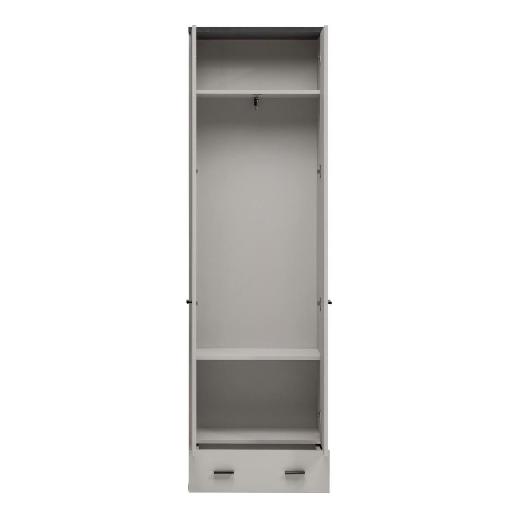 Voir la diapositive 3 : Paris Prix Ensemble vestiaire rembourré 6p  hugo  210cm gris & noir