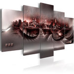 Paris Prix Tableau Imprimé  Crimson City. Coloris disponibles : Multicolore