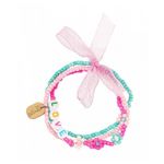 SOUZA Bracelet Diandra - Love - ruban rose