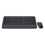 Voir la diapositive 3 : Logitech Logitech Signature MK650 Combo For Business clavier Souris incluse Bluetooth QWERTY Italien Graphite