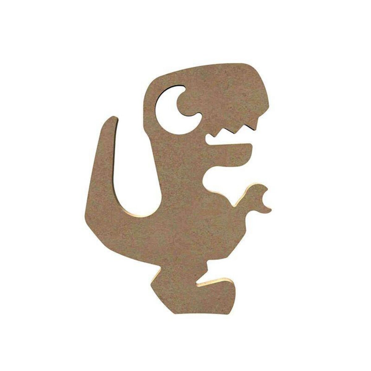 GOMILLE T-rex en bois MDF à décorer - 15 cm