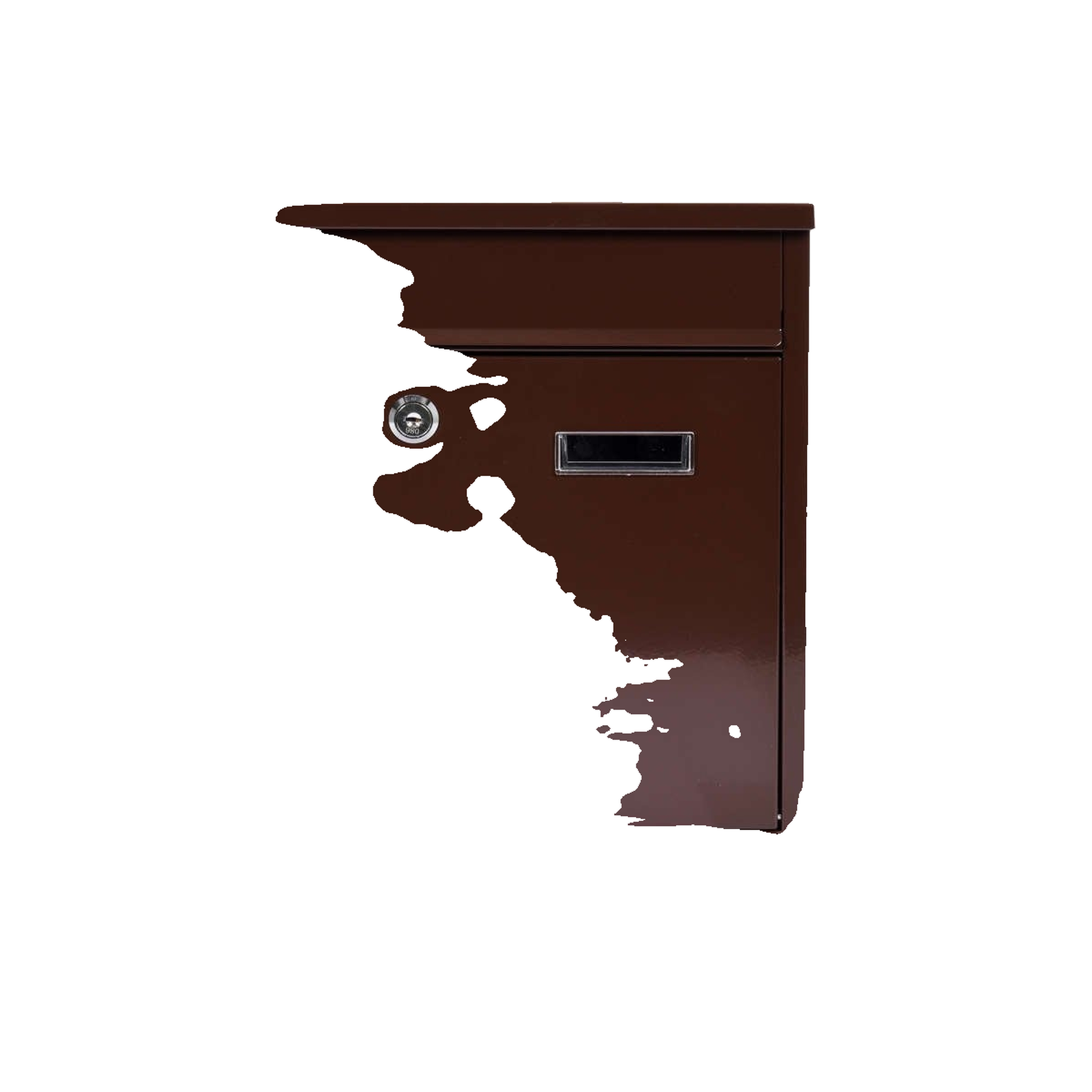 Voir la diapositive 2 : VOREL Boîte aux lettres Vorel 78577 couleur marron