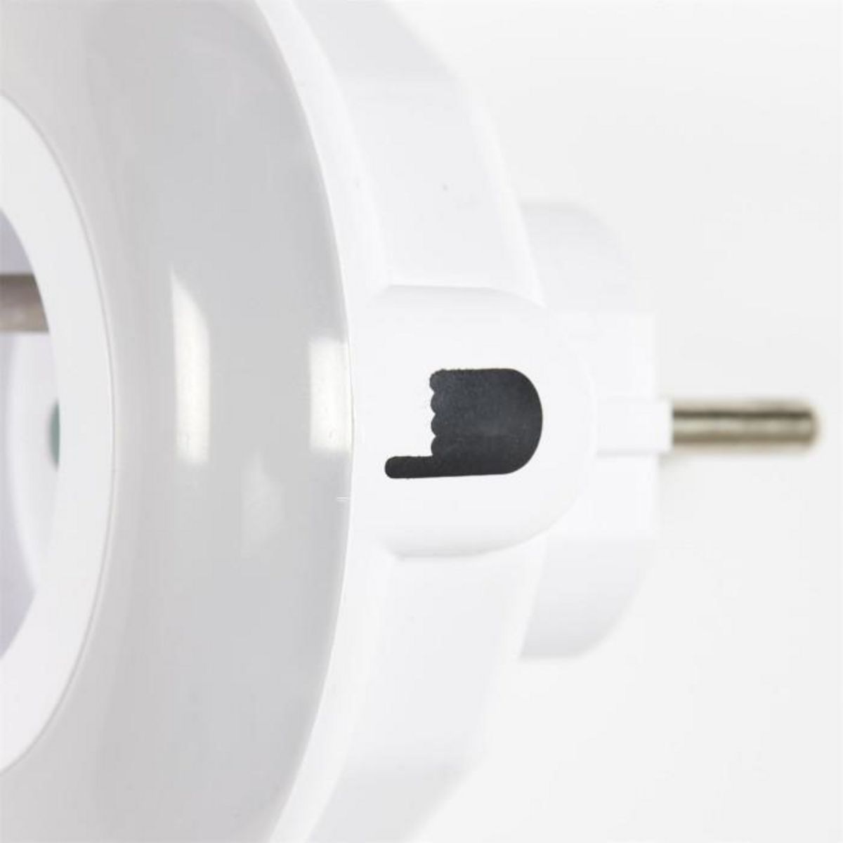 Paris Prix Prise Led  Détecteur de Luminosité  8cm Blanc