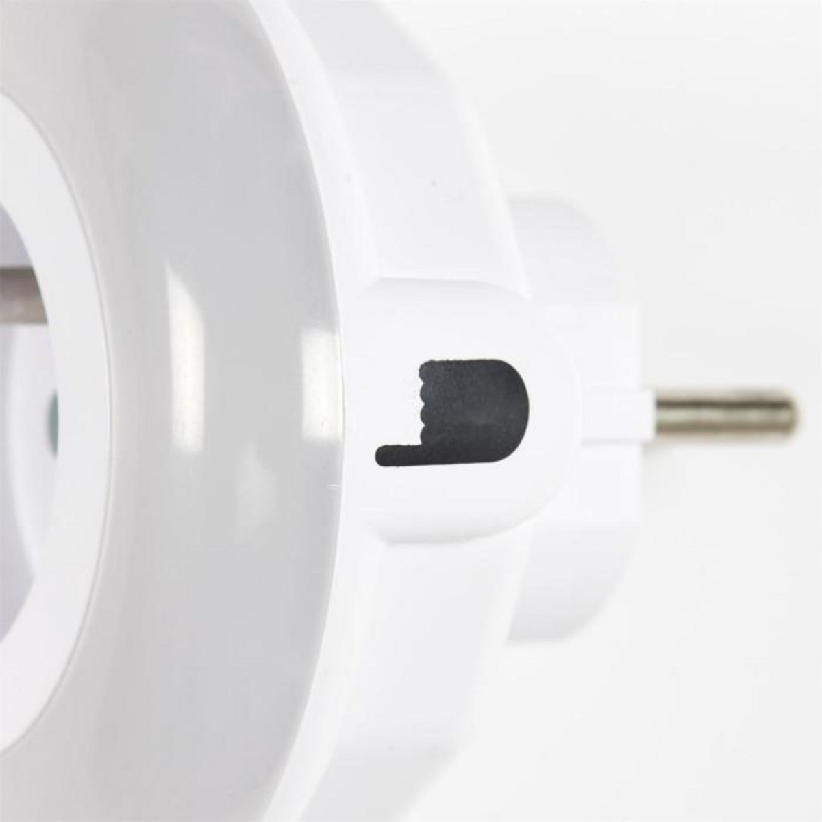 Paris Prix Prise Led  Détecteur de Luminosité  8cm Blanc