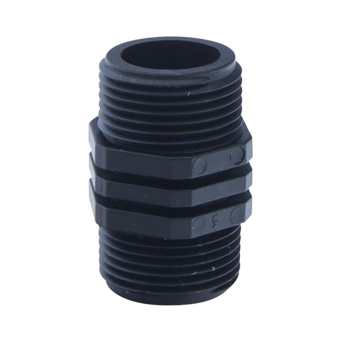 RAIN Raccord polypropylène mâle/mâle 3/4&rdquo,