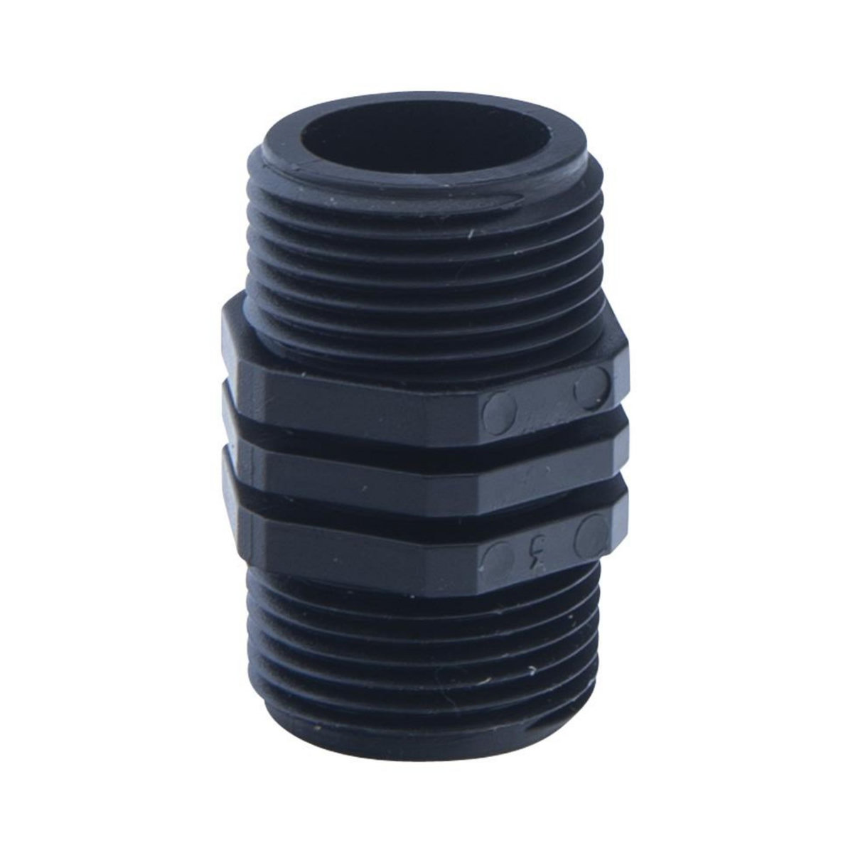 RAIN Raccord polypropylène mâle/mâle 3/4&rdquo,