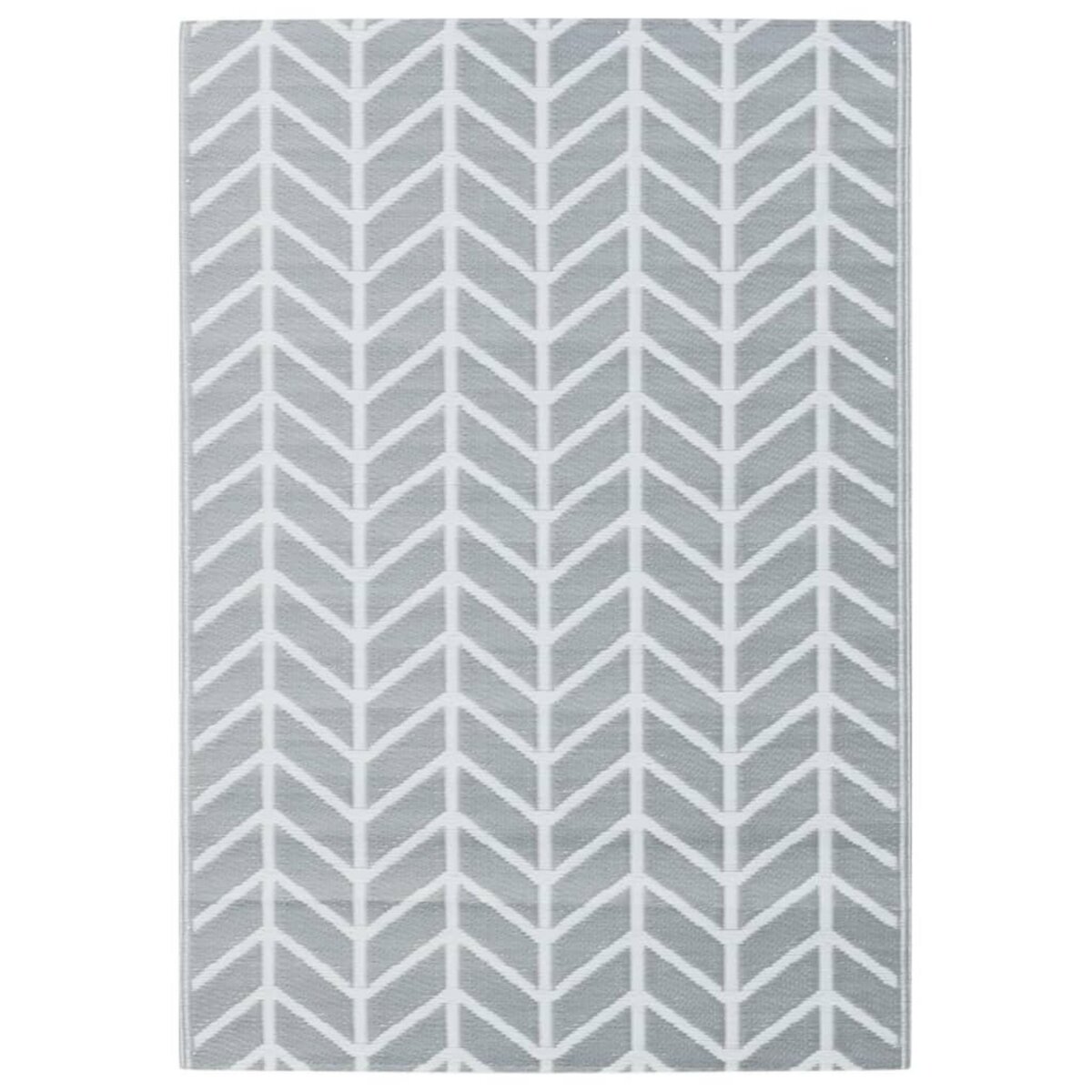 VIDAXL Tapis d'exterieur ARAKIL Gris 160x230 cm PP