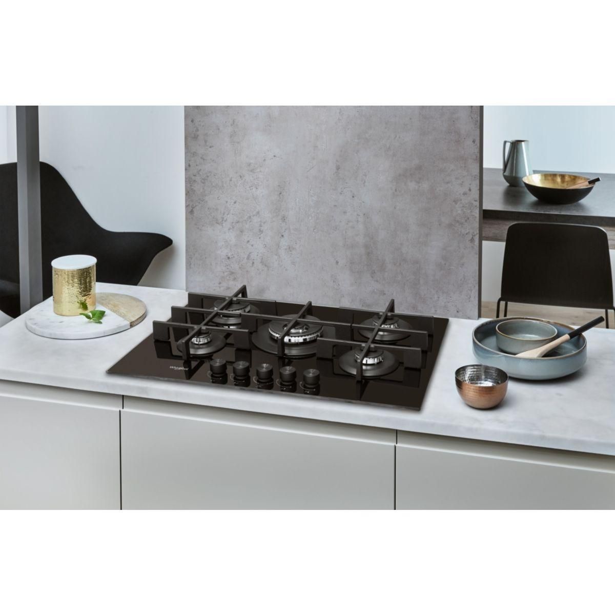 Whirlpool Plaque gaz GOWL758NBFR 75cm