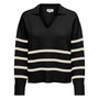 Voir la diapositive 1 : Only Pull Noir/Ecru  Femme Only Monica