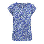 Only Top Bleu/Blanc à motifs Femme Only Nova. Coloris disponibles : Bleu