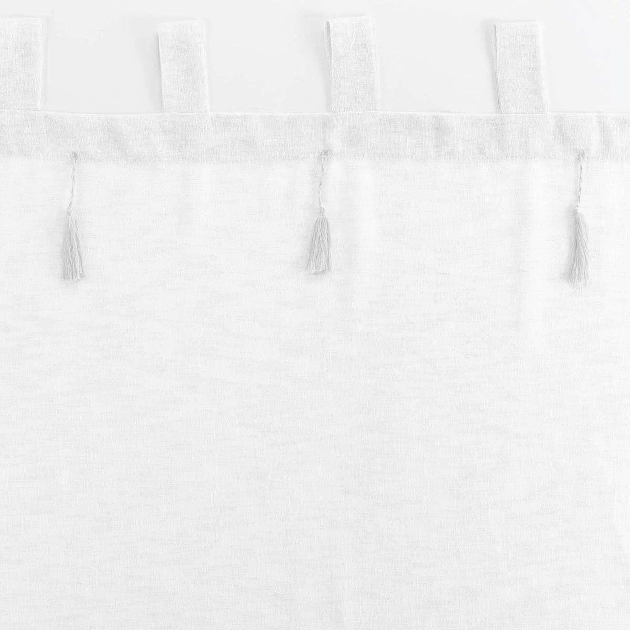 Voir la diapositive 3 : Douceur d'Intérieur Rideau voilage à passants  dalia  140x240cm blanc
