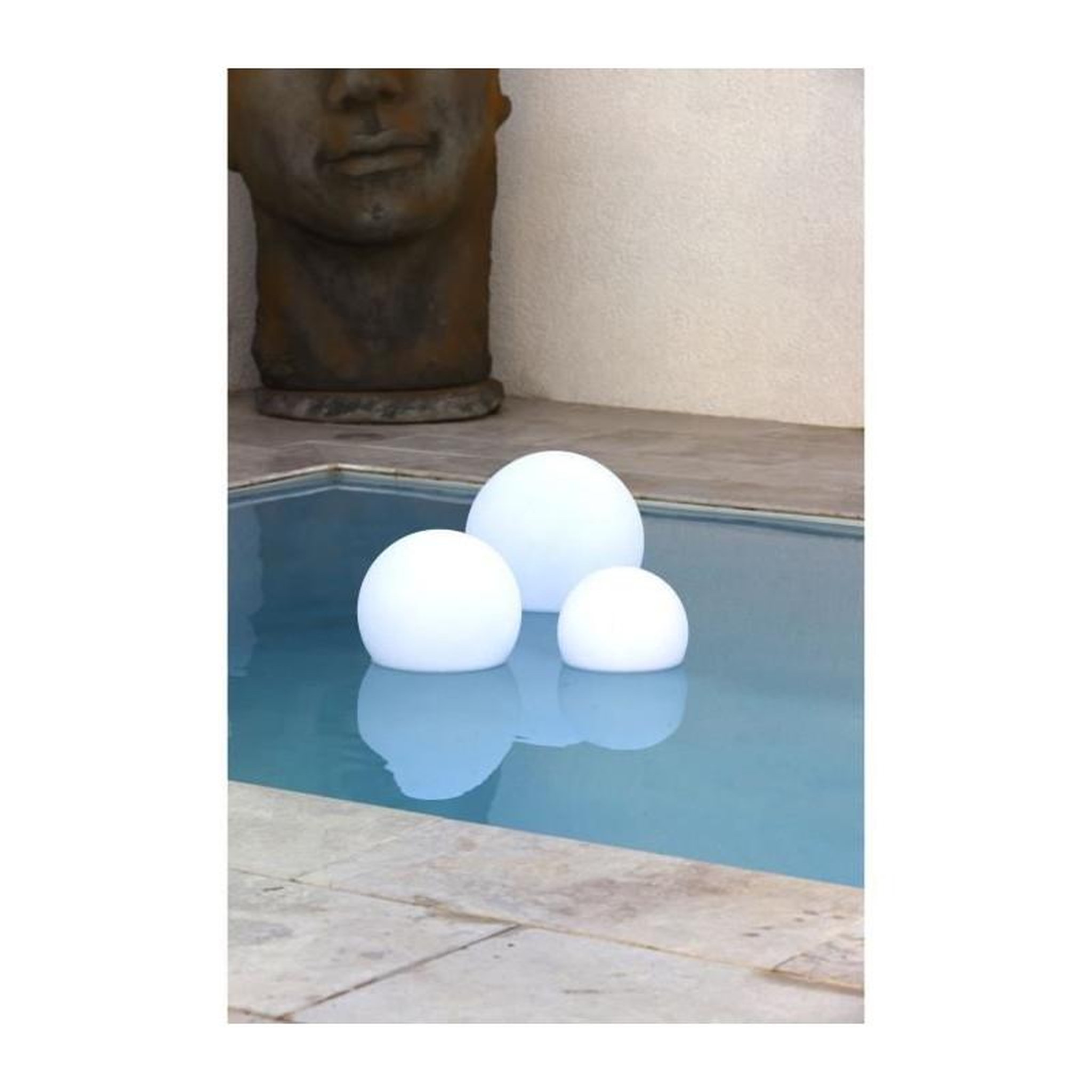 Voir la diapositive 2 : Ubbink Eclairage extérieur solaire décoratif SolarFloat 20 - Boule Ø20 cm - Télécommande - 16 couleurs au choix