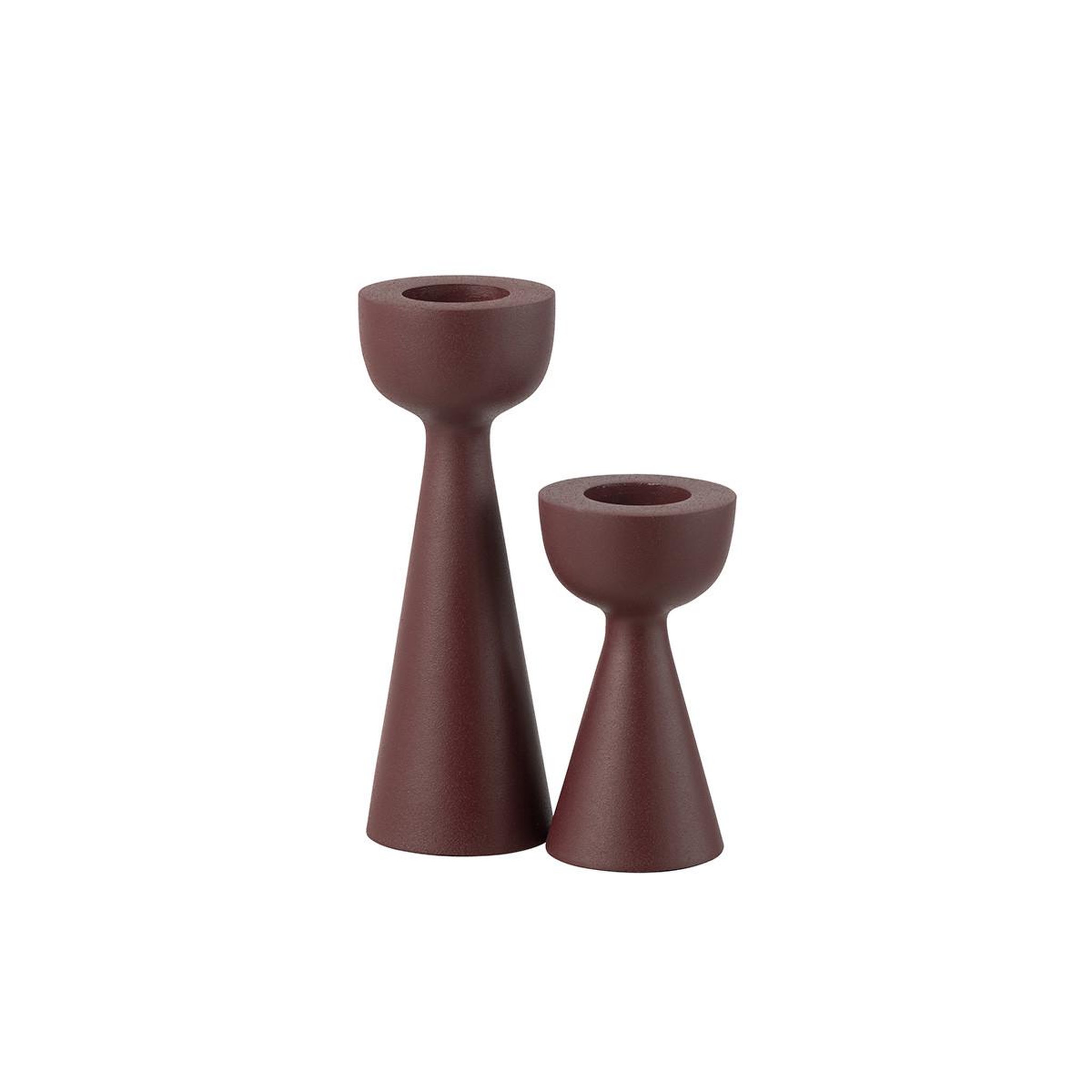 Voir la diapositive 2 : J-LINE Chandelier Cône  Lise  21cm Bordeaux