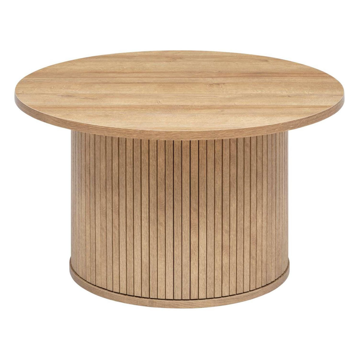ATMOSPHERA Table à café en bois COLVA - Diam 70 cm - Marron