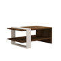 Voir la diapositive 1 : Habitat et Jardin Table Basse en bois  Gaye  - 50 x 80 x 35 cm - Noyer, Blanc