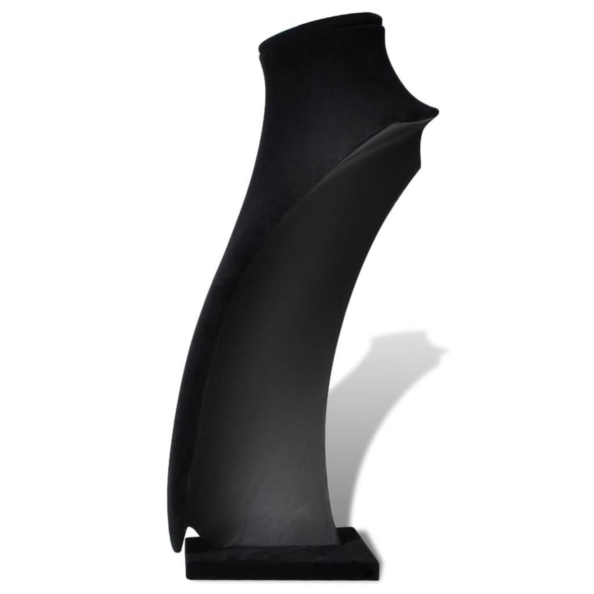 VIDAXL Presentoir buste d'exposition pour colliers en flanelle 2 pcs