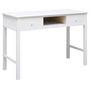 Voir la diapositive 2 : VIDAXL Buffet Blanc 108x45x76 cm Bois de Paulownia massif