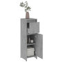 Voir la diapositive 5 : VIDAXL Armoire de salle de bain Gris beton 30x30x95 cm Bois ingenierie