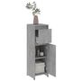 Voir la diapositive 5 : VIDAXL Armoire de salle de bain Gris beton 30x30x95 cm Bois ingenierie