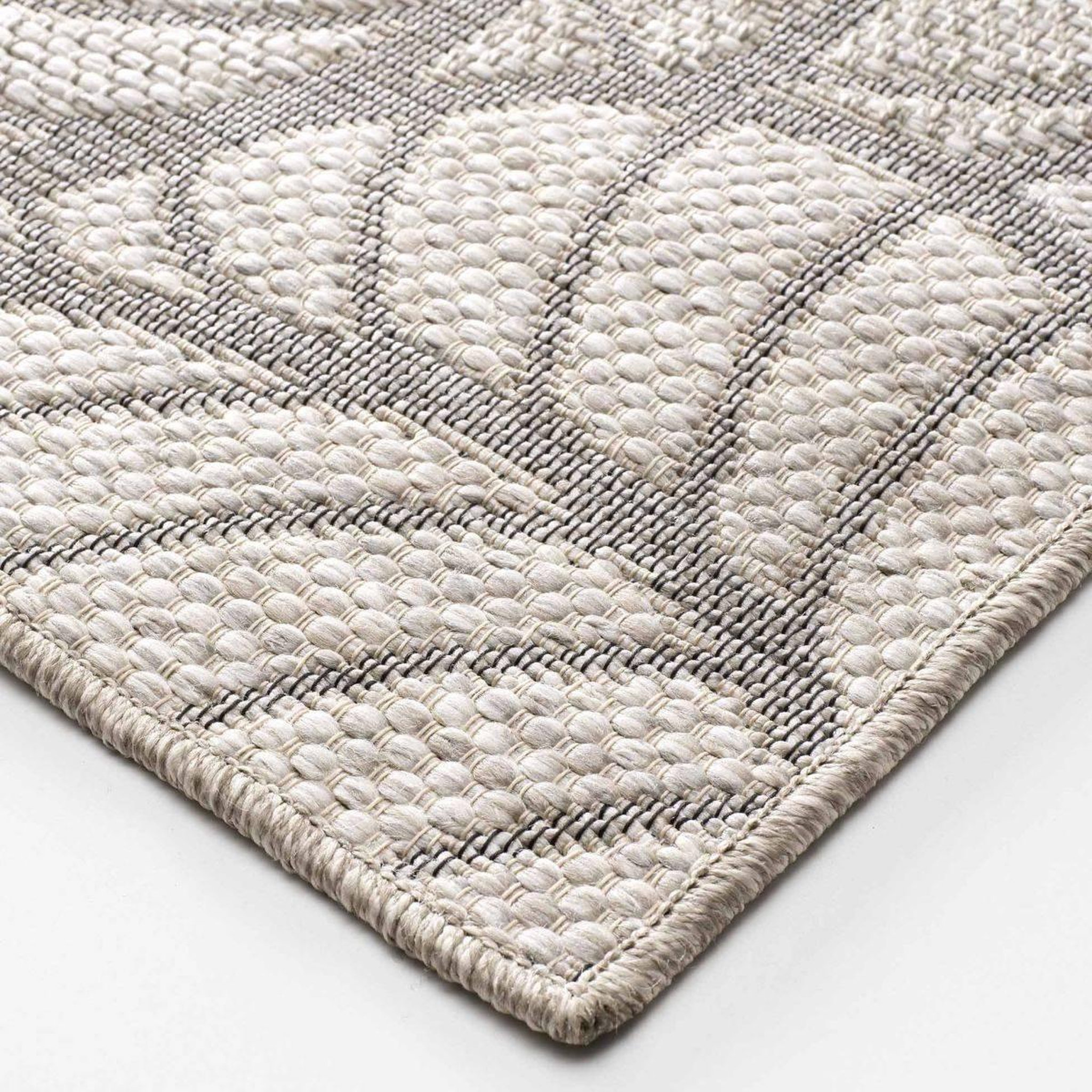 Voir la diapositive 3 : Douceur d'Intérieur Tapis déco tissé  vitalis  120x170cm naturel