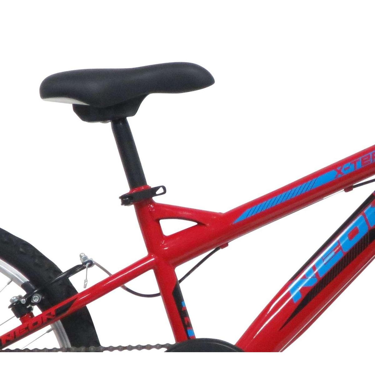 Vélo enfant (120/140 cm) - VTT 20  avec cadre et fourche rigide en acier, 6 vitesses via une poignée tournante, Freins V-Brake et jantes en aluminium