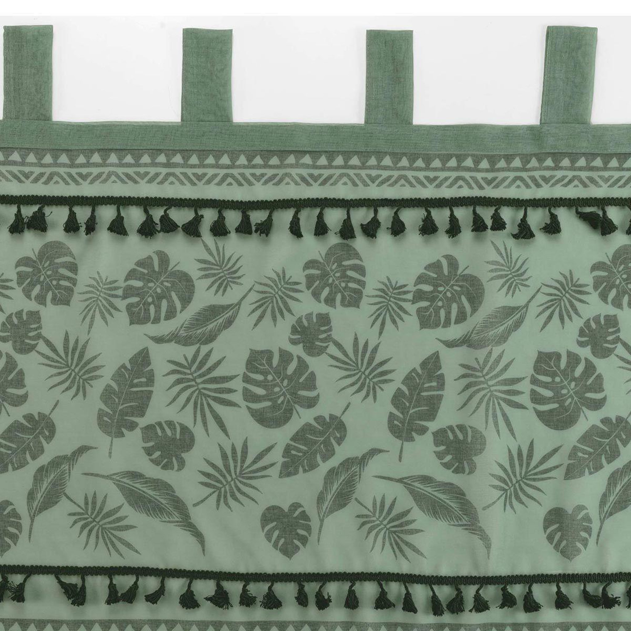 Voir la diapositive 3 : Douceur d'Intérieur Rideau voilage à passants  milagreen  140x240cm vert