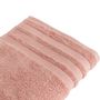 Voir la diapositive 3 : ACTUEL Serviette de toilette unie en coton 500 g/m²