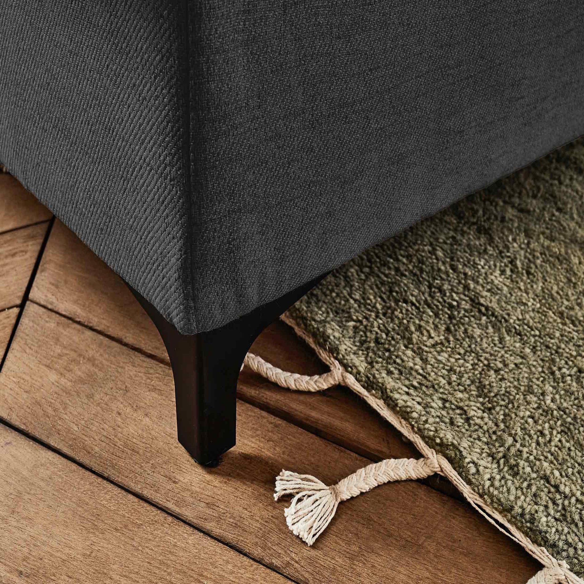 Voir la diapositive 5 : LISA DESIGN Olinda - canapé d'angle gauche - 5 places - convertible avec coffre et têtières réglables - en tissu