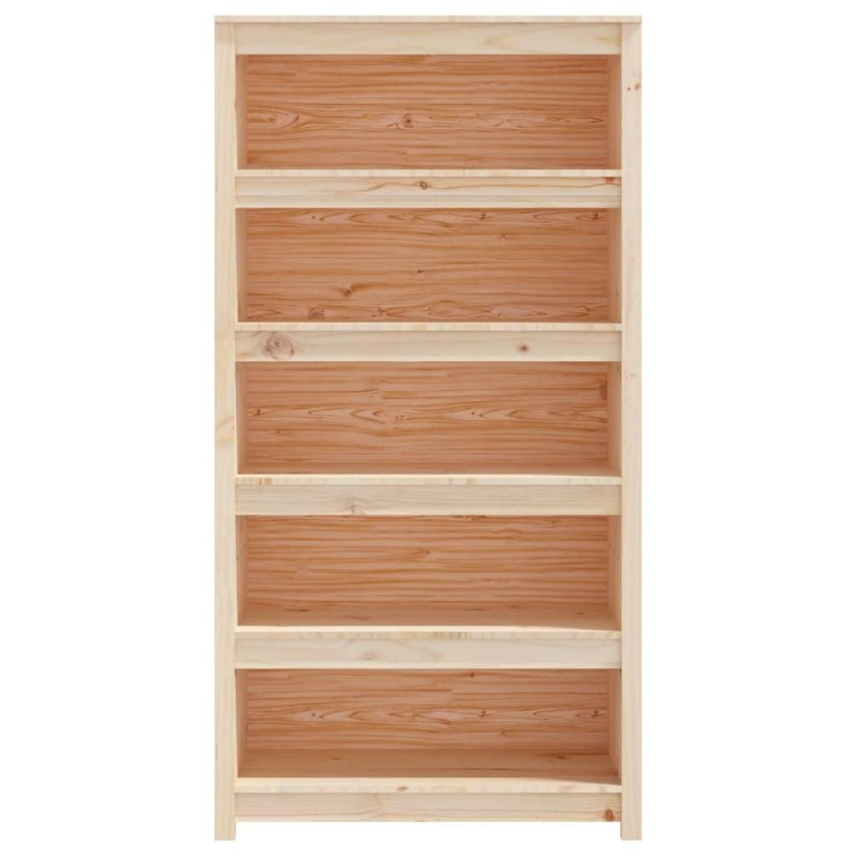 VIDAXL Bibliotheque 80x35x154 cm Bois de pin massif