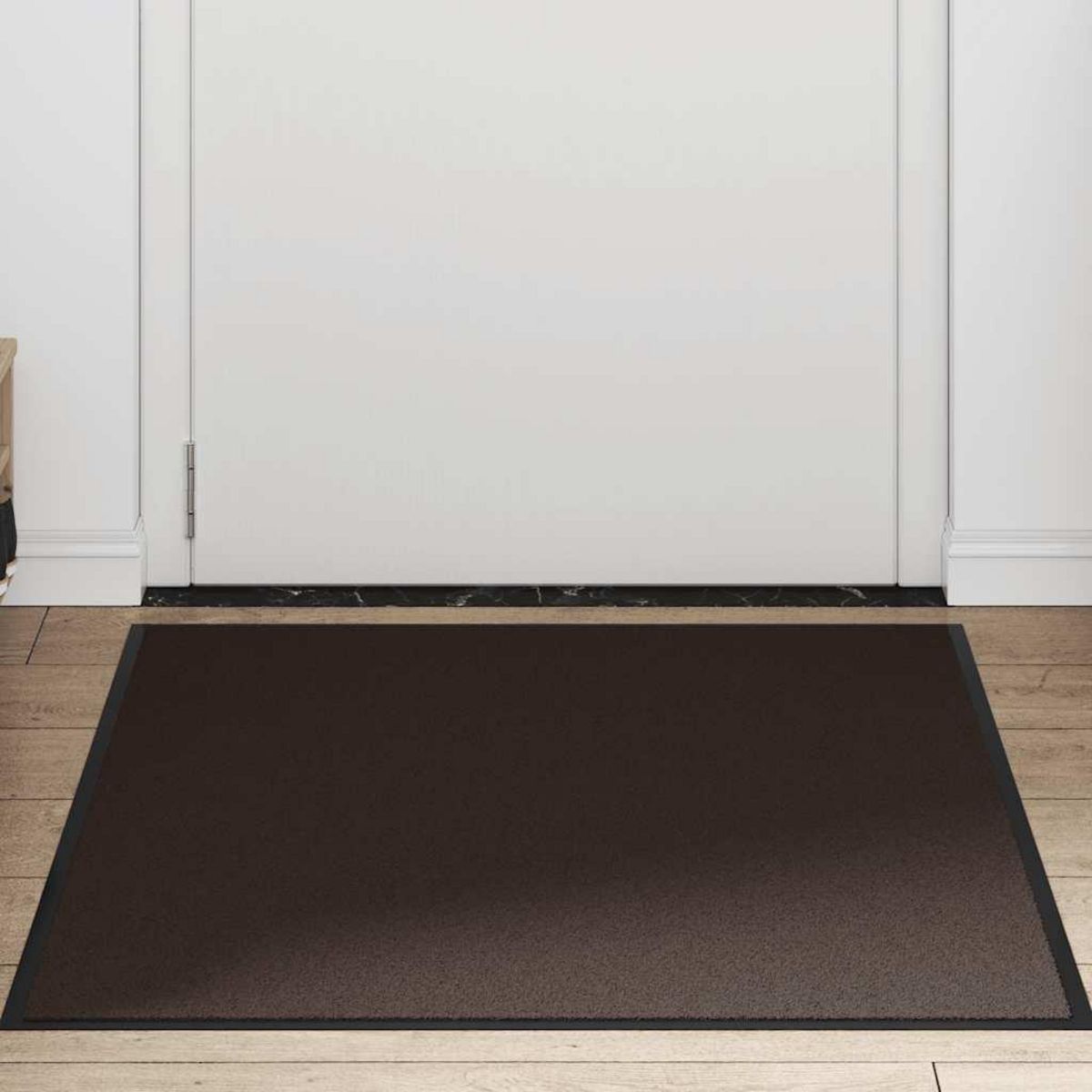 VIDAXL Paillasson marron 90x120 cm
