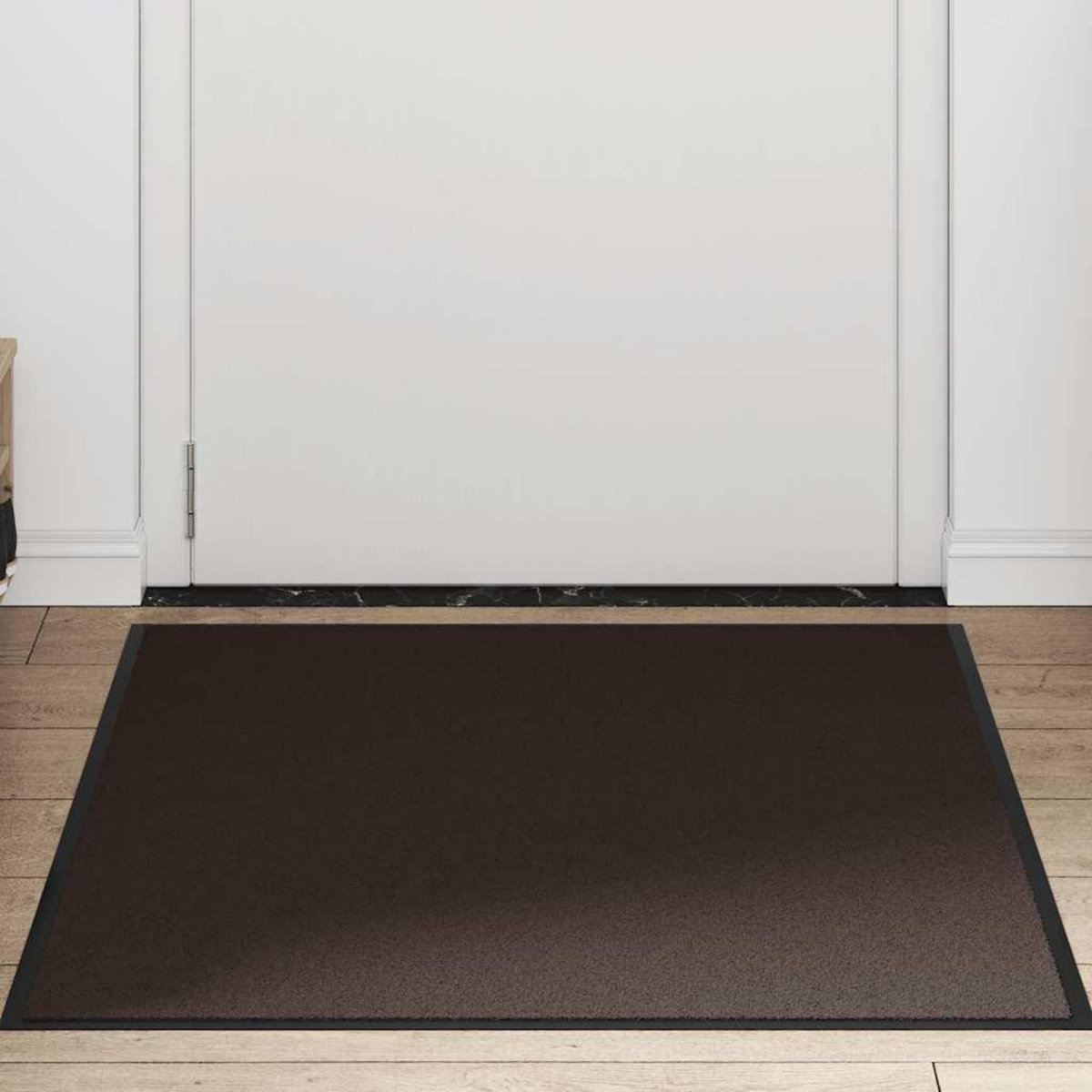 VIDAXL Paillasson marron 90x120 cm