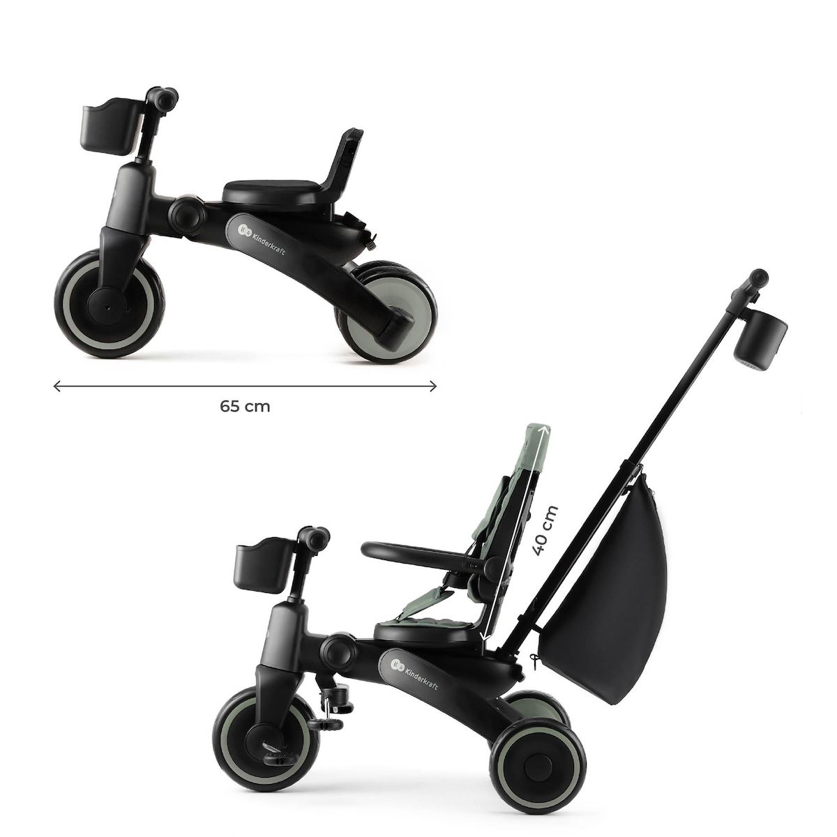 KINDERKRAFT Tricycle jazz 2 pratique et confortable