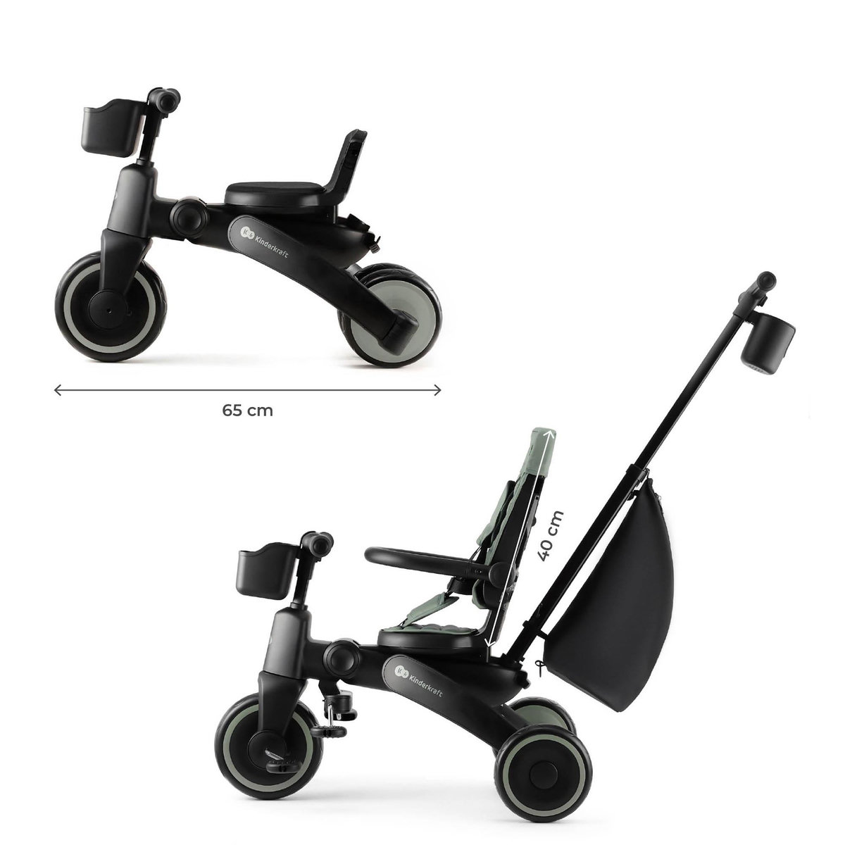 KINDERKRAFT Tricycle jazz 2 pratique et confortable