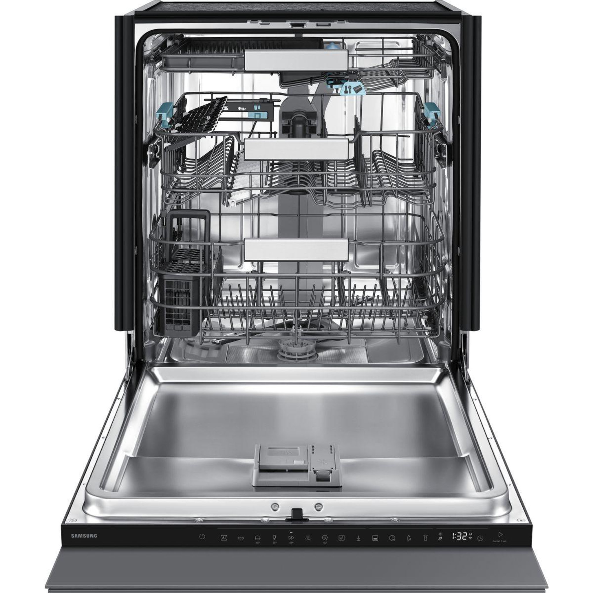 Voir la diapositive 2 : Samsung Lave vaisselle encastrable dw90h79jai0u1