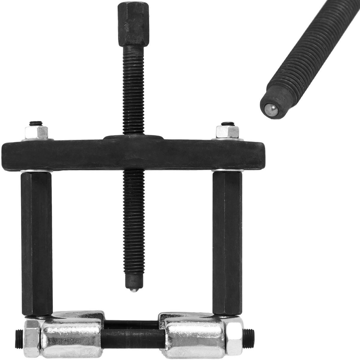 tectake Coffret kit d'extracteurs de roulements 12 pièces rouge