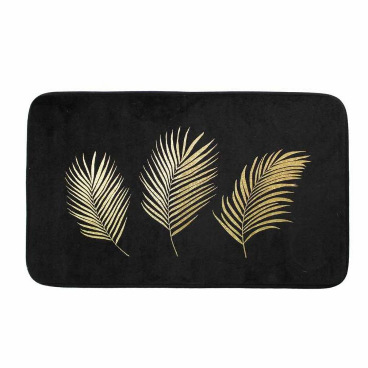 Paris Prix Tapis de Bain Imprimé  Orbella  45x75cm Noir