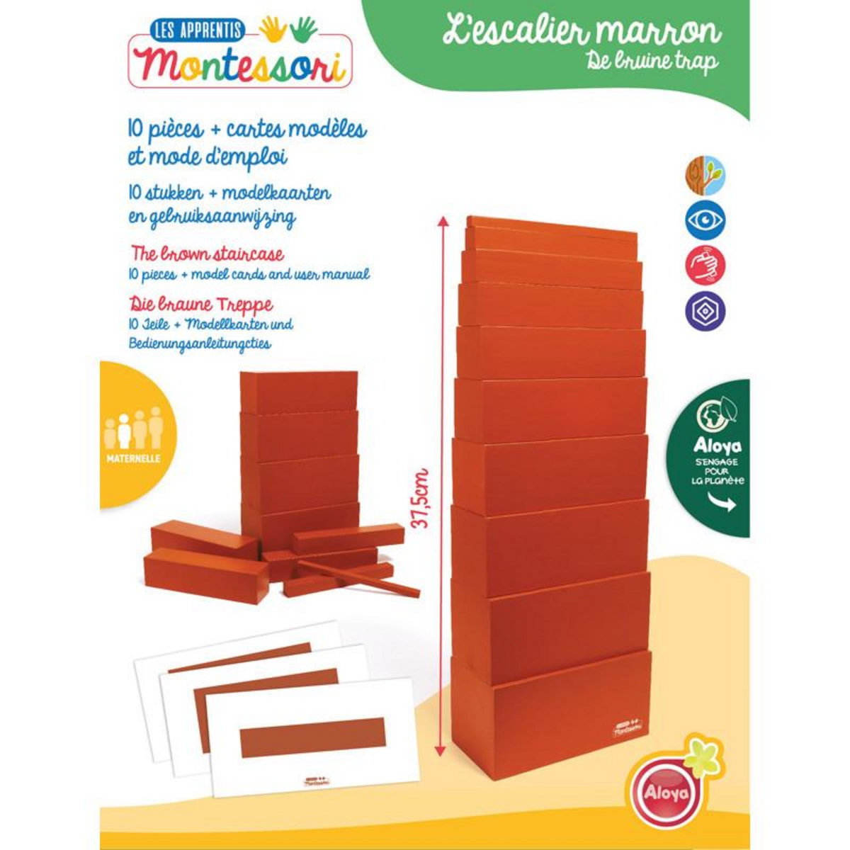 ALOYA l ESCALIER MARRON BOIS ALOYA 0135 C