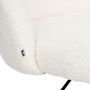 Voir la diapositive 2 : ATMOSPHERA Chaise de bureau à roulette en bouclette GEOS - Blanc