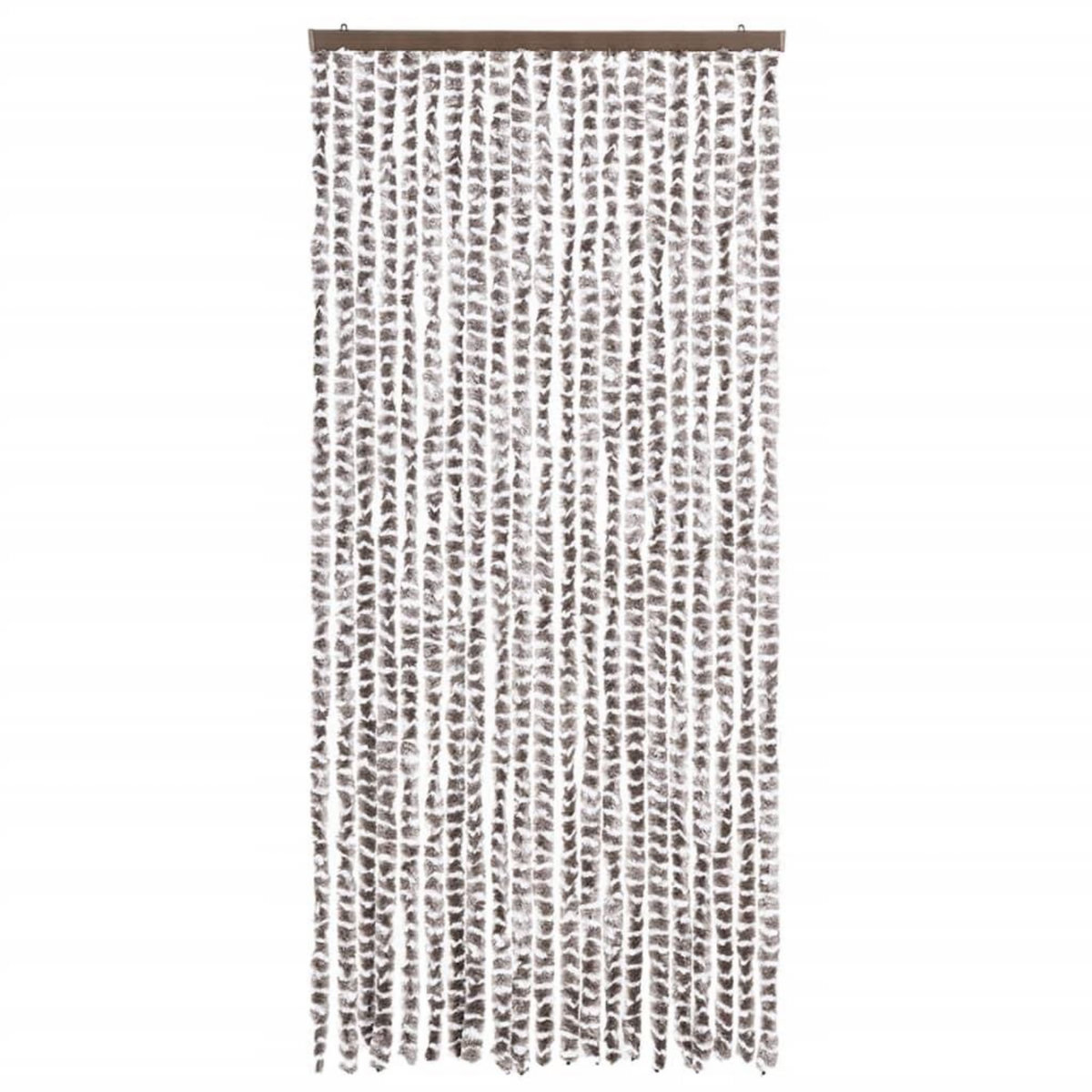 VIDAXL Moustiquaire Taupe et blanc 90x220 cm Chenille