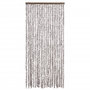 Voir la diapositive 3 : VIDAXL Moustiquaire Taupe et blanc 90x220 cm Chenille