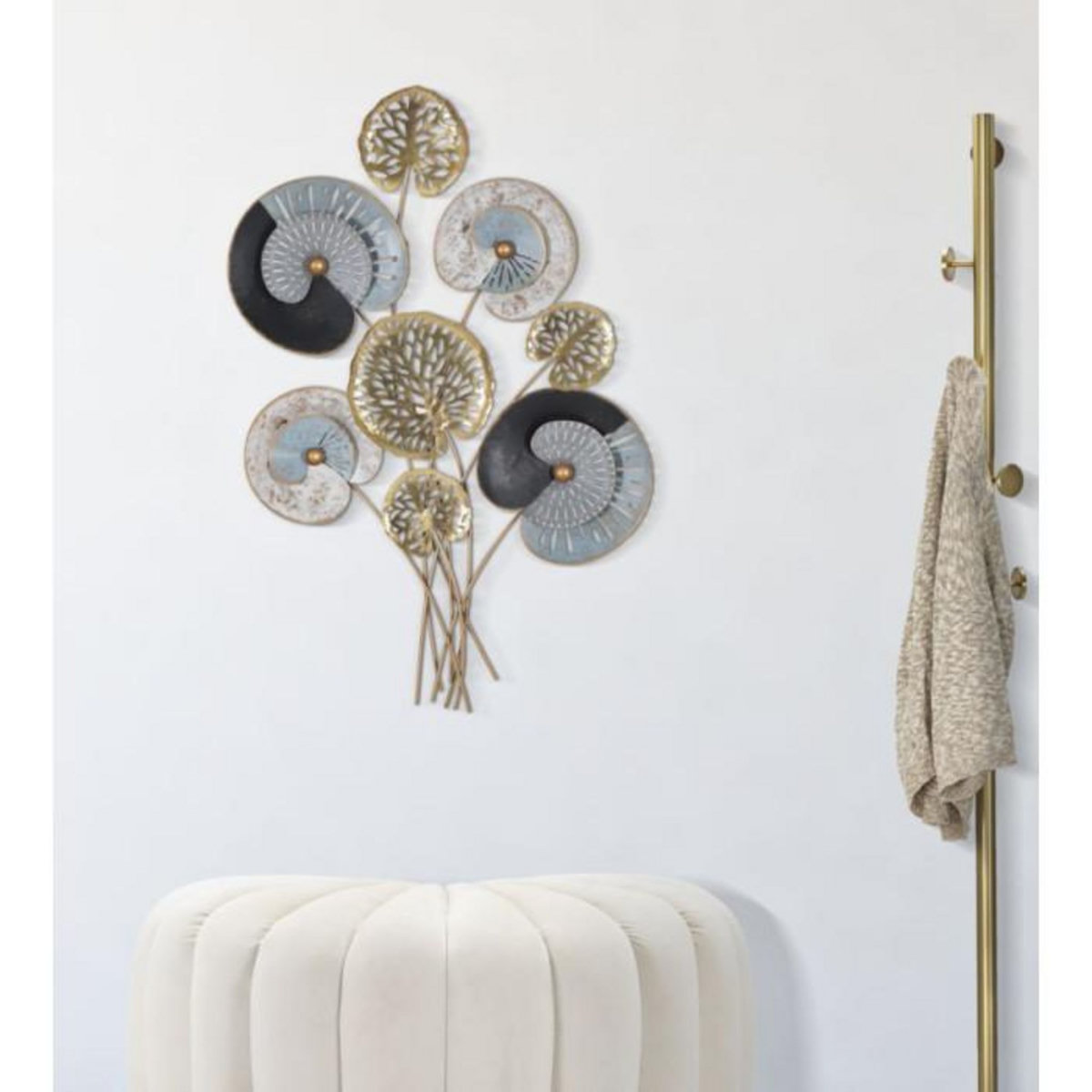 Paris Prix Décoration Murale en Métal  Gloth  70cm Multicolore