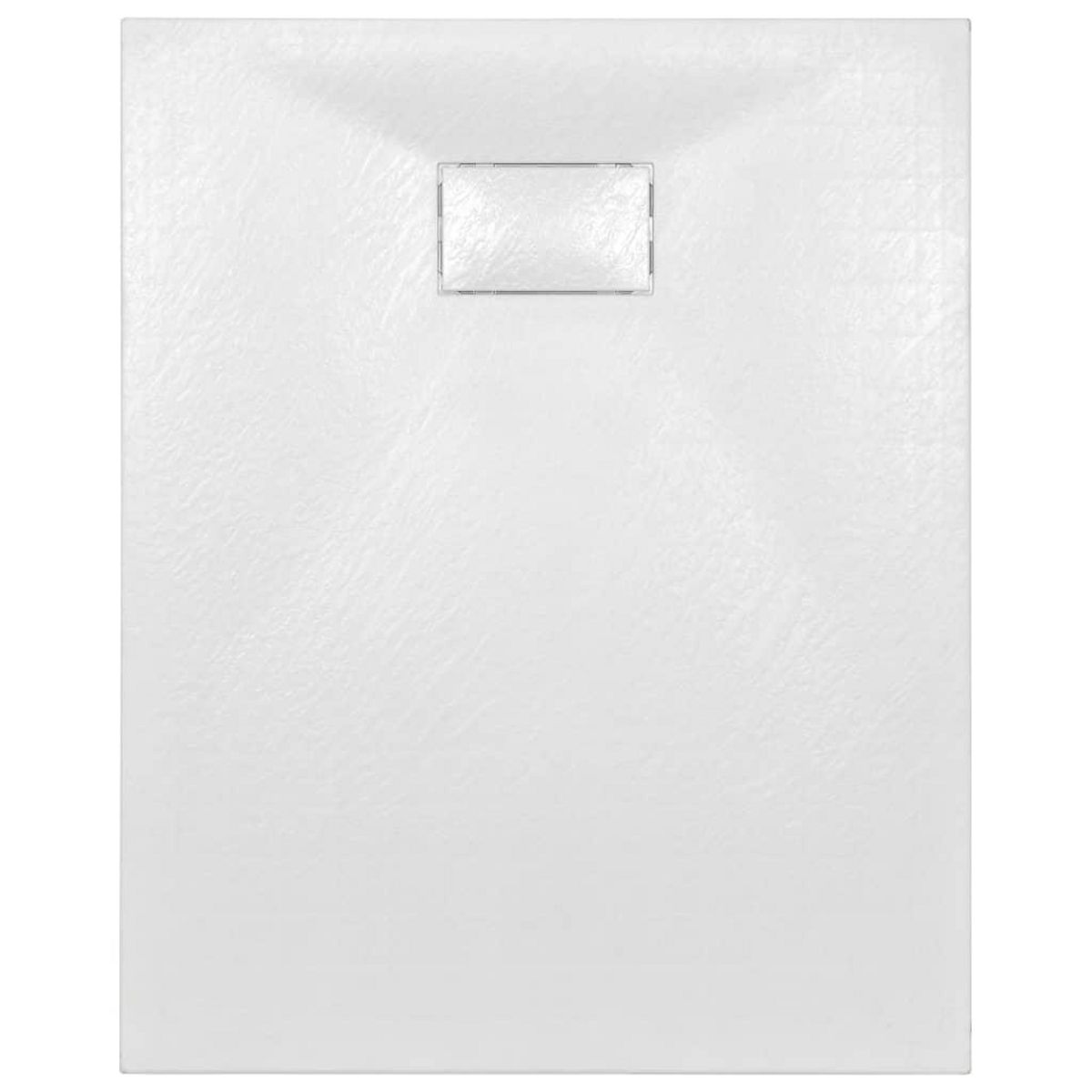 VIDAXL Bac de douche SMC Blanc 100 x 80 cm