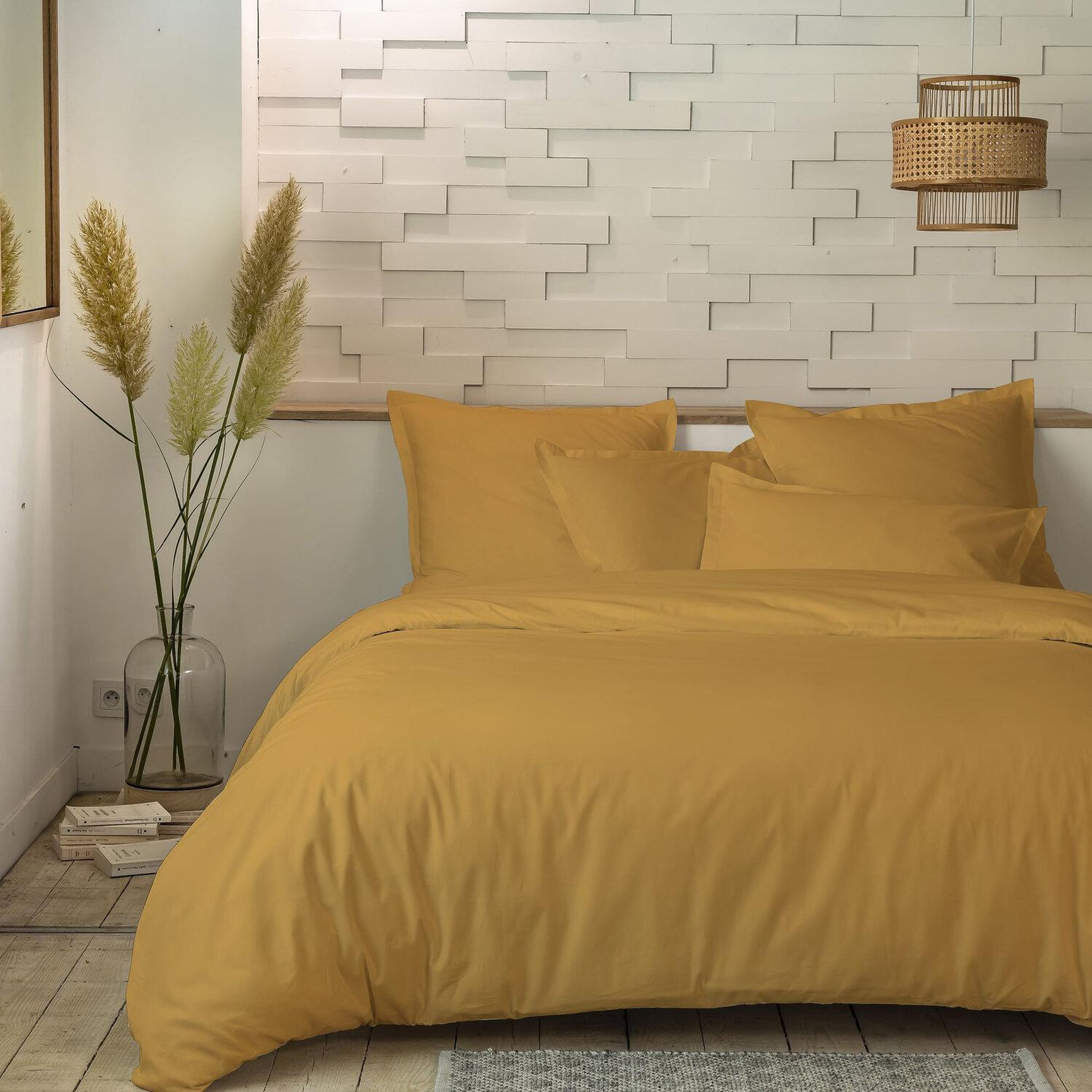 Voir la diapositive 3 : Home collection Drap housse 100% coton 57 fils