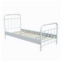 Voir la diapositive 2 : Paris Prix Lit Enfant Métal  New York  90x200cm Blanc
