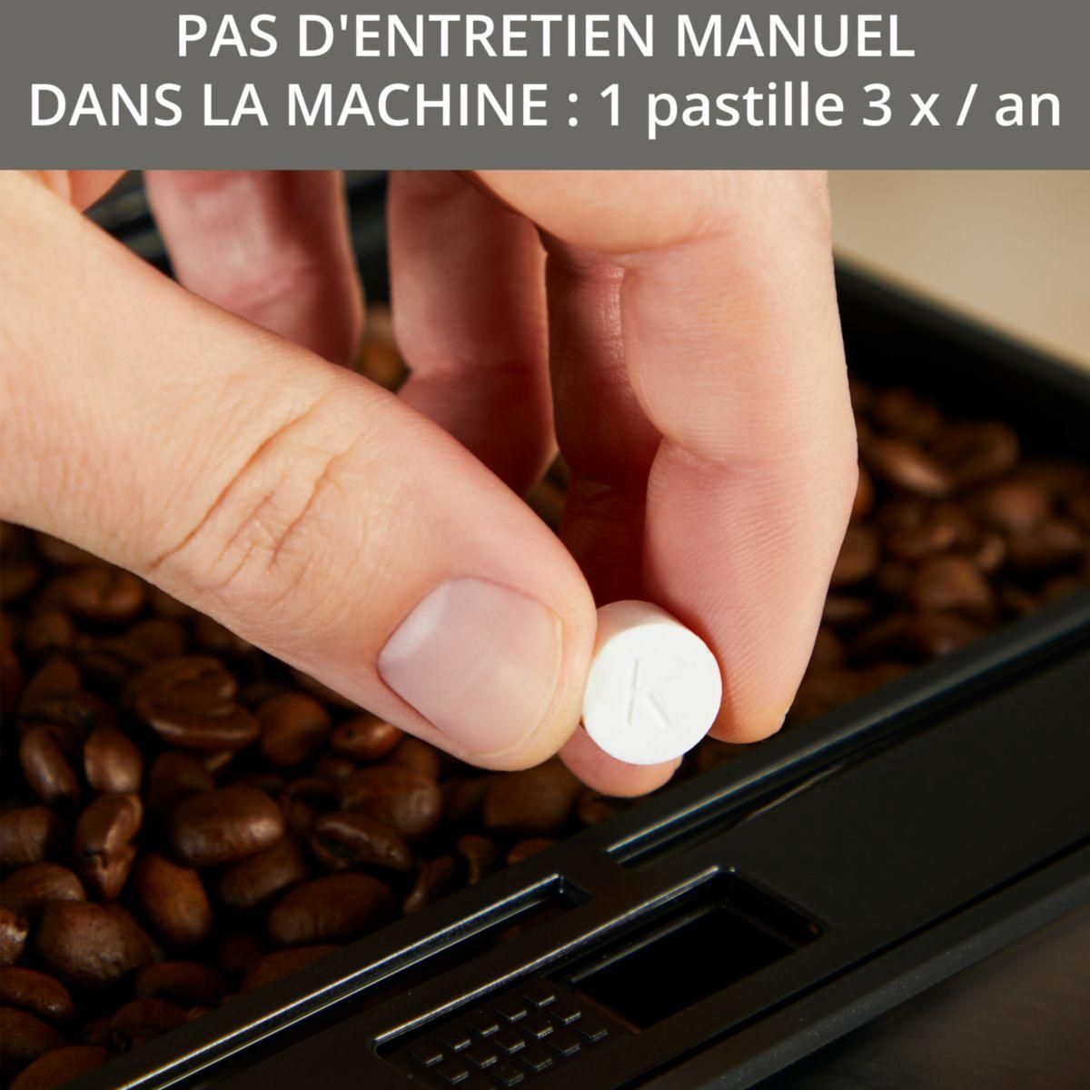 KRUPS Expresso Broyeur pack EA8168F2 + 500g café en grains